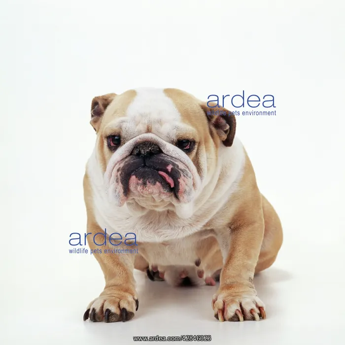  : DOG - Bulldog facing