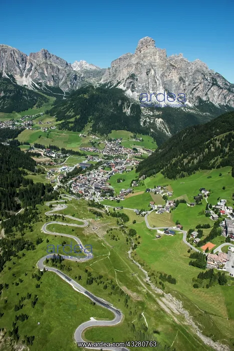  : Dolomites, Corvara mountain village, Passo Campolongo