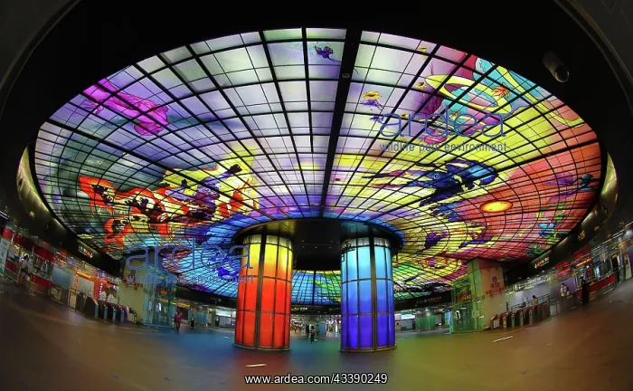 : The Dome of Light, Formosa Boulevard MRT Station, Kaohsiung : The Dome of Light, Formosa Boulevard MRT Station, Kaohsiung