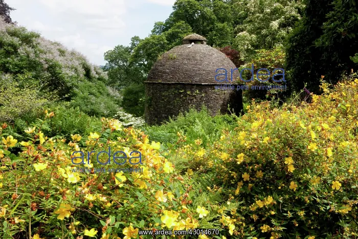 : The Dovecote in the garden at Cotehele House : The Dovecote in the garden at Cotehele House