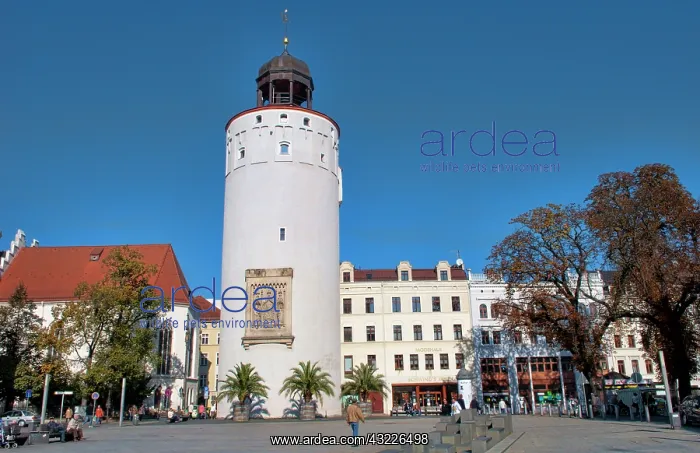 : Downtown Gorlitz, on the German-Polish border : Downtown Gorlitz, on the German-Polish border