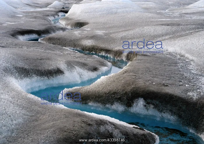 : Drainage system on the surface of the ice sheet : Drainage system on the surface of the ice sheet