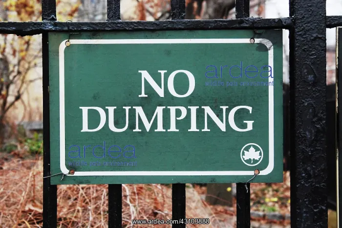 : No Dumping : No Dumping