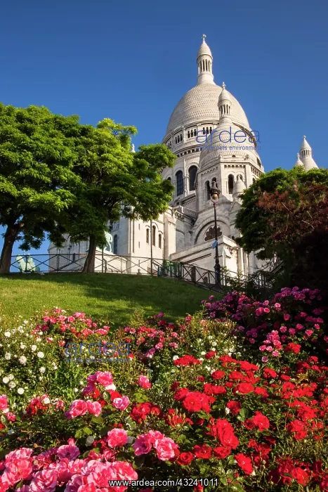 : Early morning below Basilique du Sacre Coeur : Early morning below Basilique du Sacre Coeur