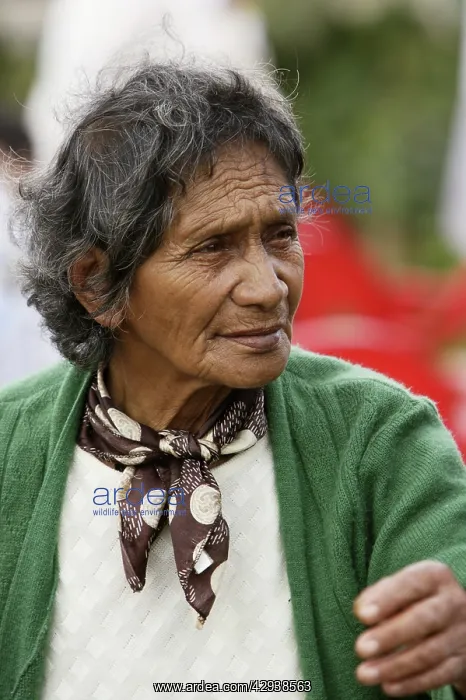 : An Easter Islander woman from Hanga Roa, capital : An Easter Islander woman from Hanga Roa, capital