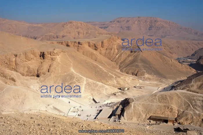 : Egypt, Valley of the Kings. Overview of : Egypt, Valley of the Kings. Overview of