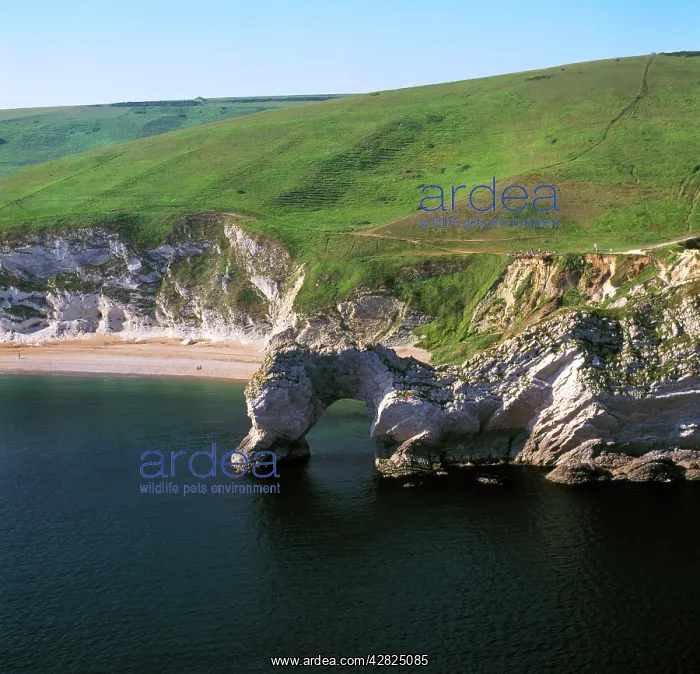  : England - Aerial view, Durdle Door, Dorset