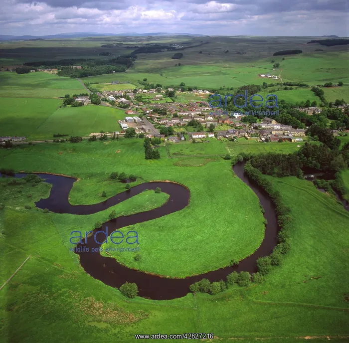 : England - Aerial view, Otterburn : England - Aerial view, Otterburn