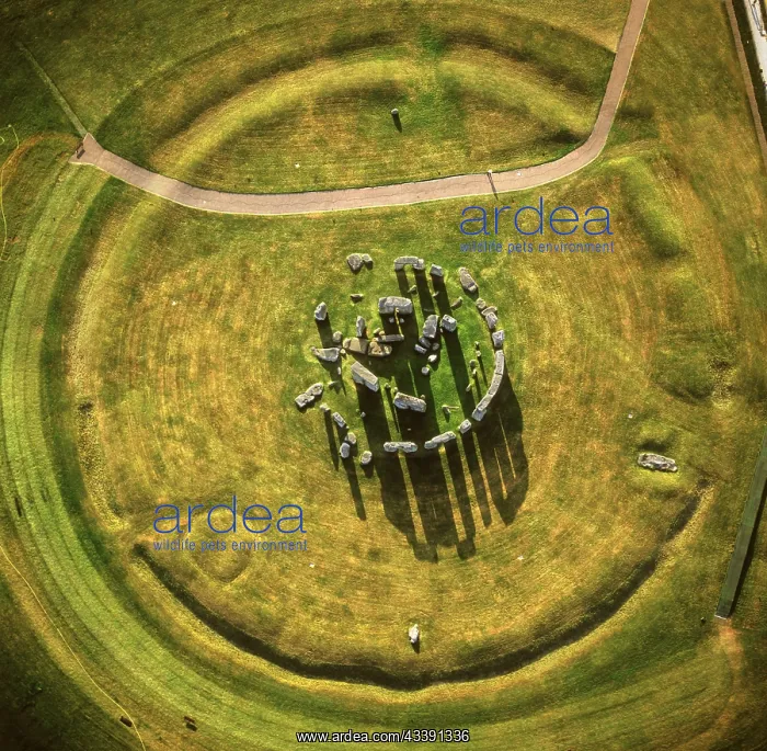 : England - Aerial view of Stonehenge : England - Aerial view of Stonehenge