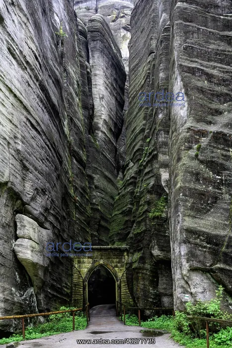 : Entrance gate to the Adersbach-Weckelsdorfer rock : Entrance gate to the Adersbach-Weckelsdorfer rock