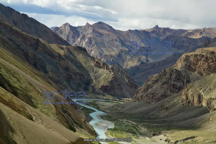 : Eroded formation of mountain, Himalayas : Eroded formation of mountain, Himalayas