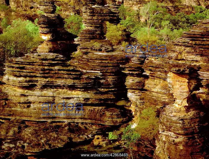 : Eroded sandstone on western edge of the Arnhemland : Eroded sandstone on western edge of the Arnhemland