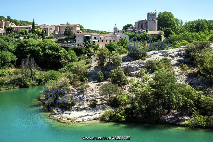 : Esparron-de-Verdon, front Ravin d Albiosc, Lac d : Esparron-de-Verdon, front Ravin d Albiosc, Lac d