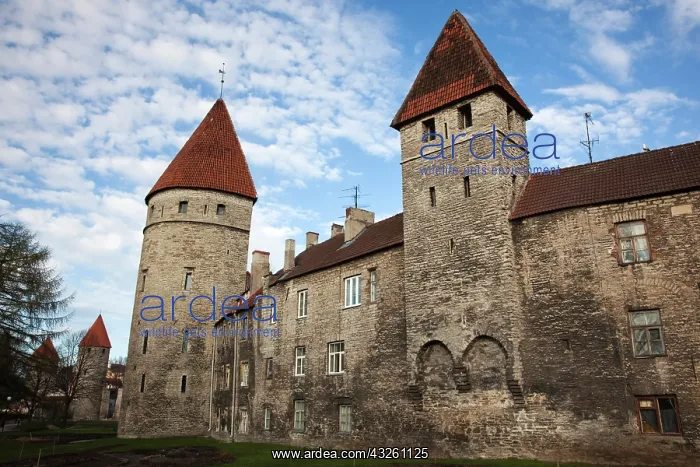 : Estonia, Tallinn, Old City Walls : Estonia, Tallinn, Old City Walls