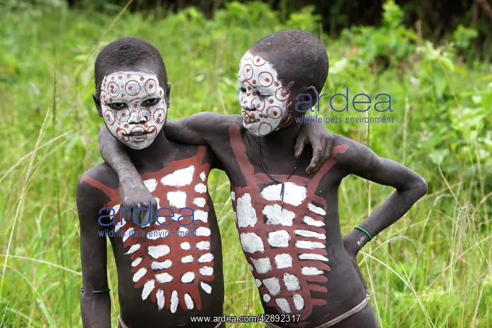 : Ethiopia - child surma: tribe of south west Ethiopia : Ethiopia - child surma: tribe of south west Ethiopia