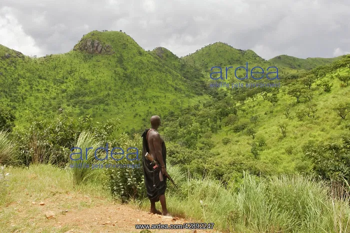 : Ethiopia - Surma man: tribe of south west Ethiopia : Ethiopia - Surma man: tribe of south west Ethiopia