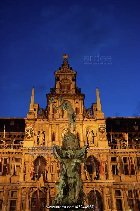 : Europe, Belgium, Antwerp. Brabo Fountain : Europe, Belgium, Antwerp. Brabo Fountain