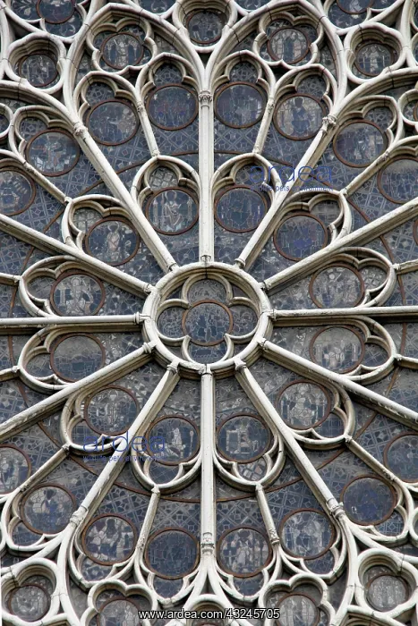 : Europe, France, Paris. Stained glass windows : Europe, France, Paris. Stained glass windows