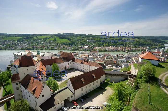 : Europe, Germany, Bavaria, Passau, view from : Europe, Germany, Bavaria, Passau, view from