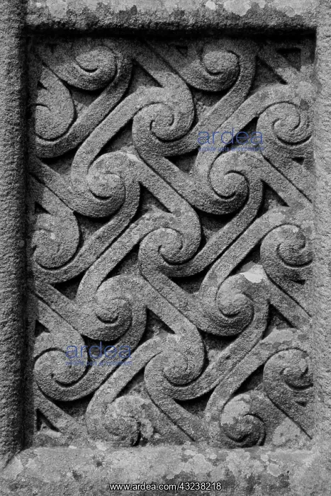 : Europe, Ireland, Glendalough. Cletic Patterns : Europe, Ireland, Glendalough. Cletic Patterns