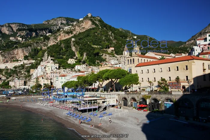 : Europe, Italy, Amalfi, Beautiful Beach and : Europe, Italy, Amalfi, Beautiful Beach and