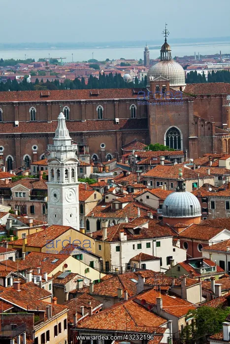 : Europe. Italy. Venice. Roof Tops From the : Europe. Italy. Venice. Roof Tops From the