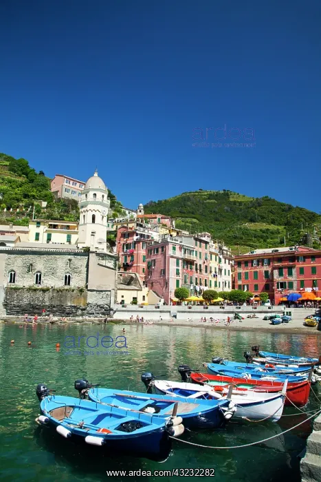 : Europe. Italy. Vernazza. City and Church : Europe. Italy. Vernazza. City and Church