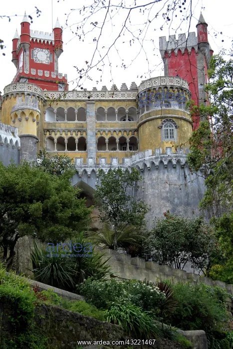 : Europe, Portugal, Sintra. The Pena National : Europe, Portugal, Sintra. The Pena National