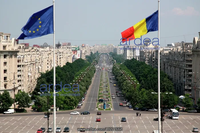 : Europe, Romania, Bucharest, The view of : Europe, Romania, Bucharest, The view of