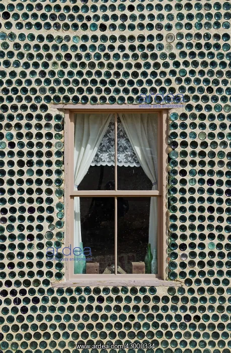  : Detail of the famous Bottle House built from more