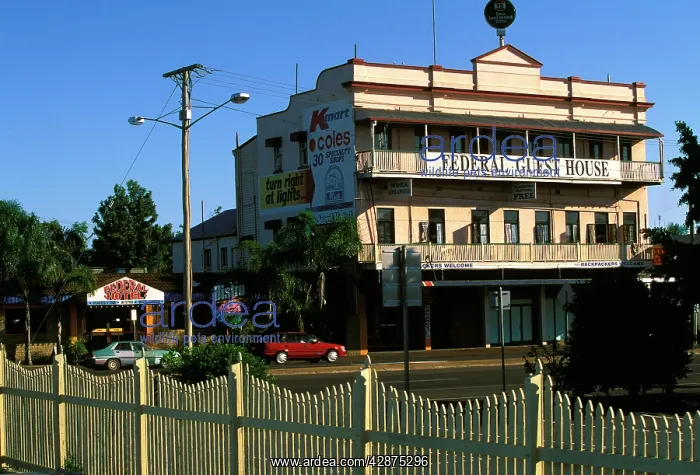 : Federal Guest House seen from platform from station platform : Federal Guest House seen from platform from station platform