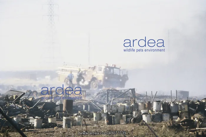 : Fire at Toxic Waste Site : Fire at Toxic Waste Site