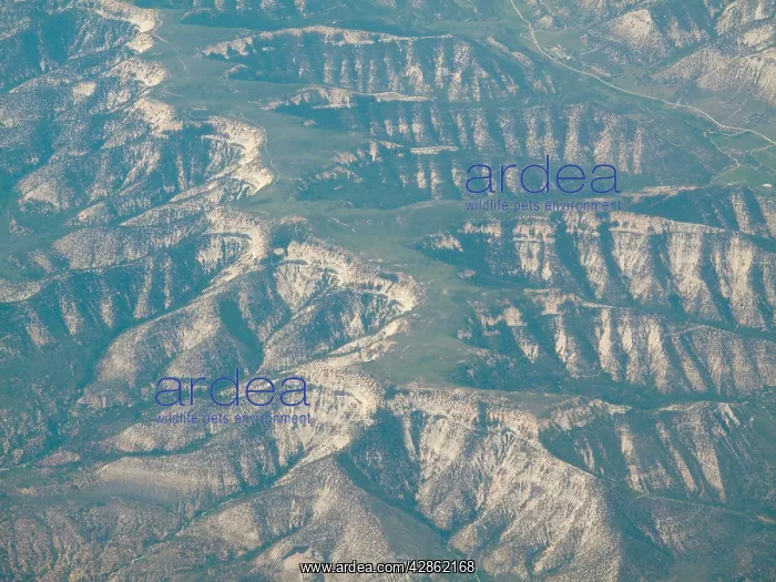 : Fissured Ridges - Aerial view : Fissured Ridges - Aerial view