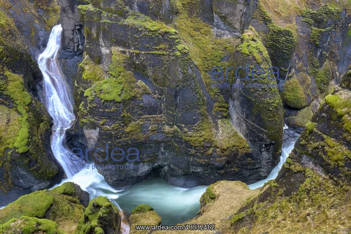 : Fjadrargljufur Gorge, Iceland, Europe : Fjadrargljufur Gorge, Iceland, Europe