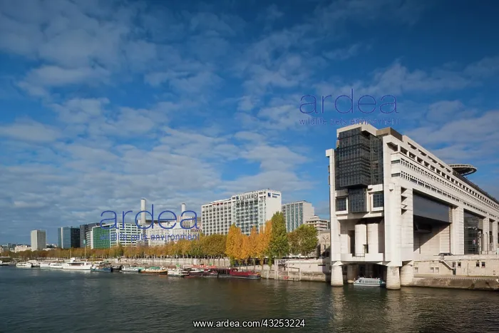 : France, Paris, Seine River and the Ministry : France, Paris, Seine River and the Ministry