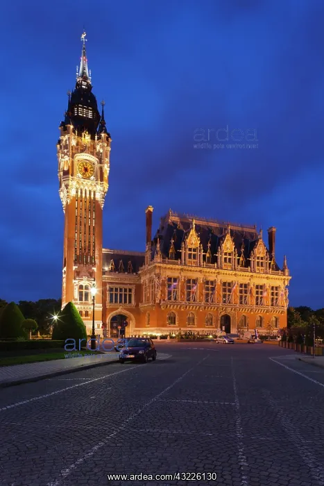 : France, Pas de Calais, Calais, town hall : France, Pas de Calais, Calais, town hall