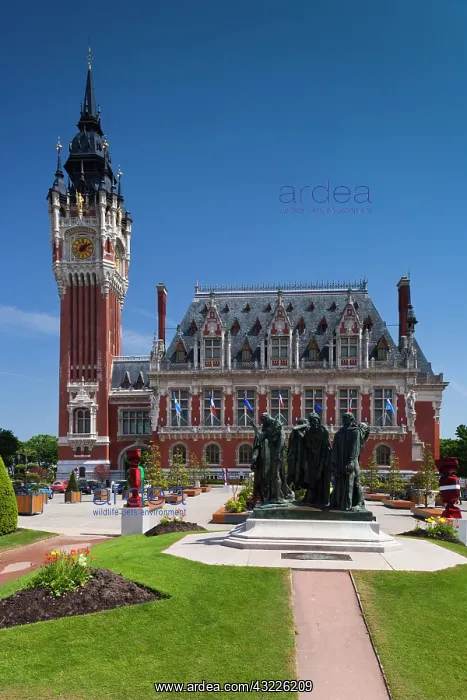 : France, Pas de Calais, Calais, town hall : France, Pas de Calais, Calais, town hall