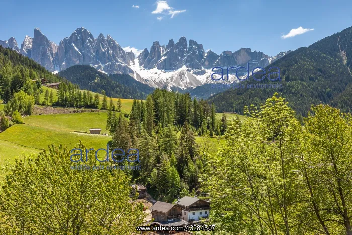 : Geografie, Italien, Blick zur Geislergruppe : Geografie, Italien, Blick zur Geislergruppe