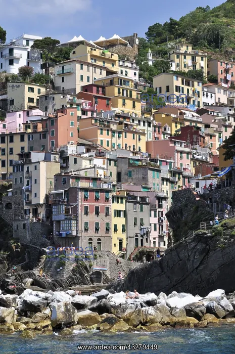 : Geografie, Italien, Ligurien, Riomaggiore, Cinque : Geografie, Italien, Ligurien, Riomaggiore, Cinque