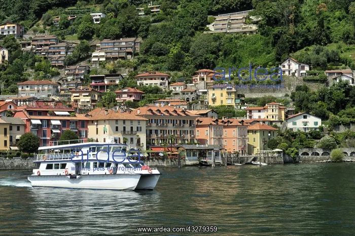: Geografie, Italien, Piemont, Cannero Riviera, Ortsansicht : Geografie, Italien, Piemont, Cannero Riviera, Ortsansicht