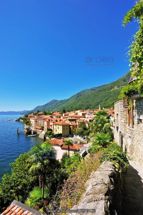 : Geografie, Italien, Piemont, Cannero Riviera, Ortsansicht : Geografie, Italien, Piemont, Cannero Riviera, Ortsansicht