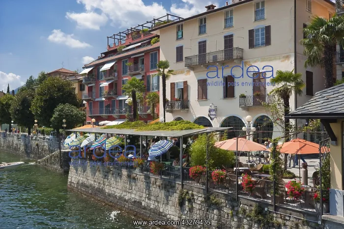 : Geografie, Italien, Piemont, Cannero Riviera, Ortsansicht : Geografie, Italien, Piemont, Cannero Riviera, Ortsansicht