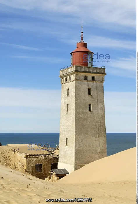 : Geografie, mark, Leuchtturm, im Sand der : Geografie, mark, Leuchtturm, im Sand der
