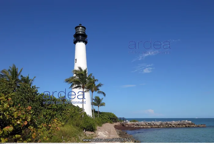 : Geografie, USA, Florida, Key Biscayne, Cape Florida : Geografie, USA, Florida, Key Biscayne, Cape Florida