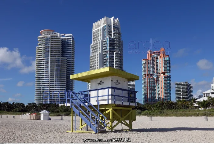  : Geografie, USA, Florida, Miami Beach, Baywatch Station