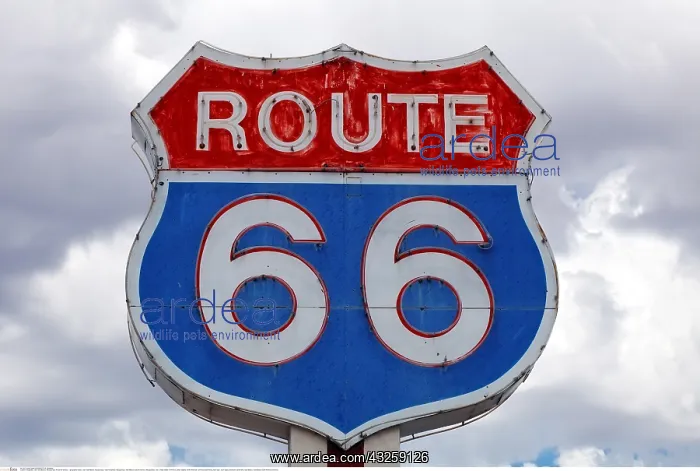 : Geografie, USA, New Mexico, Albuquerque, Route 66 : Geografie, USA, New Mexico, Albuquerque, Route 66