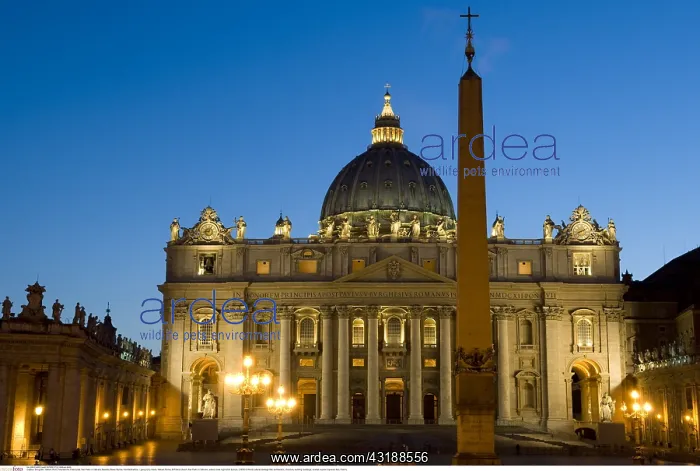  : Geografie, Vatikan, Rom, Peterskirche, Petersplatz