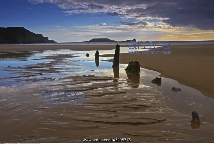 : geography / travel, Great Britain, Wales, Rhossili : geography / travel, Great Britain, Wales, Rhossili