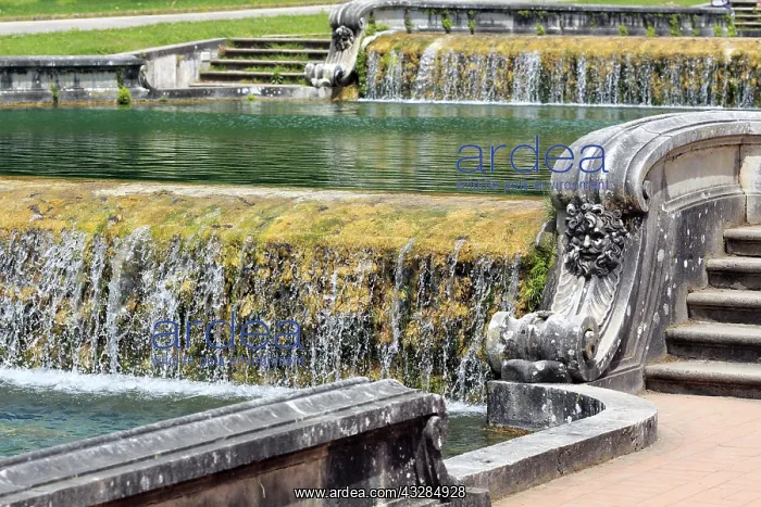 : geography / travel, Italy, Cascade, Royal Palace : geography / travel, Italy, Cascade, Royal Palace