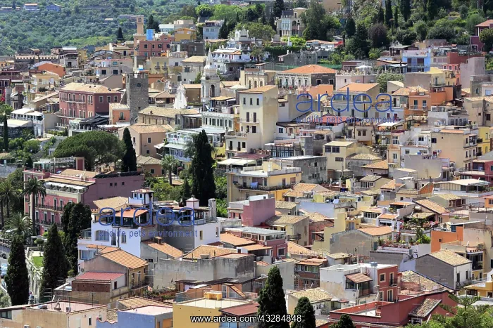 : geography / travel, Italy, Cityscape of Taormina : geography / travel, Italy, Cityscape of Taormina
